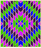 Faux Geometric Tumbler Wrap on glitter adhesive vinyl