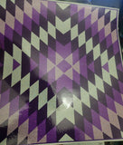 Faux Geometric Tumbler Wrap on glitter adhesive vinyl