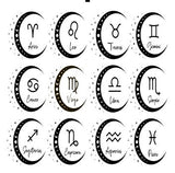 Pattern Astrology Zodiac in Adhesive and/or Heat Transfer Vinyl