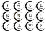 Pattern Astrology Zodiac in Adhesive and/or Heat Transfer Vinyl